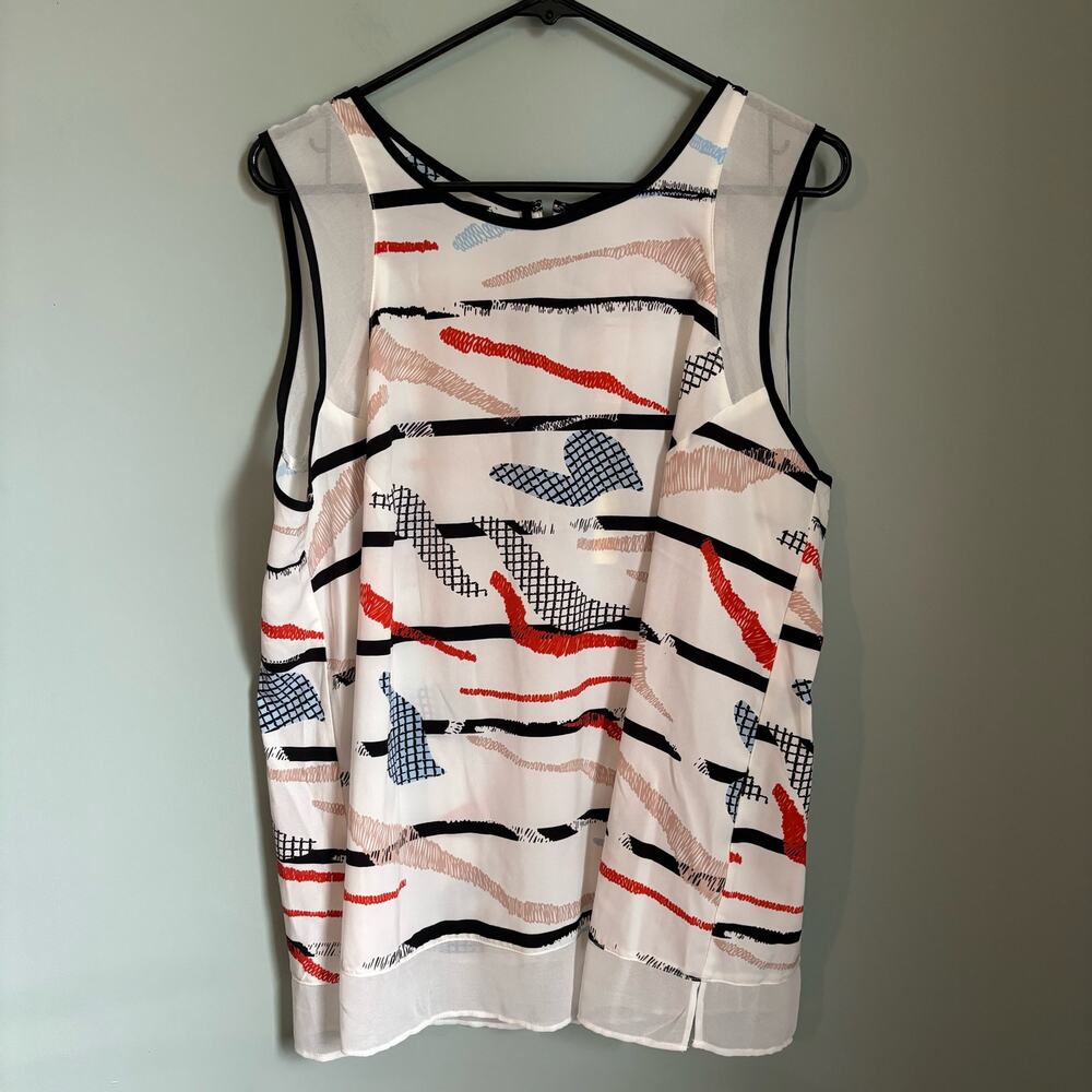Kenar NWT Brushstroke Tank Blouse